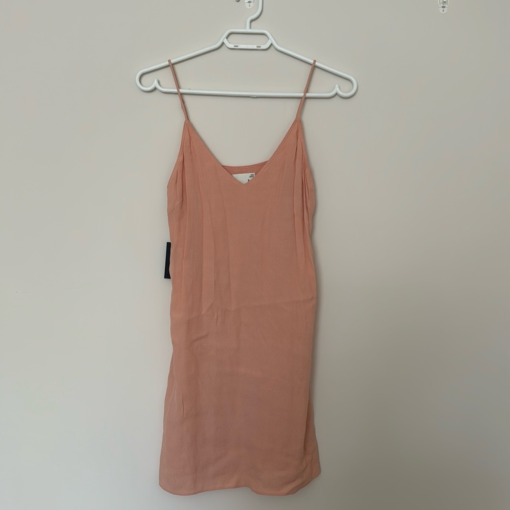 Aritzia Wilfred Free coral dress